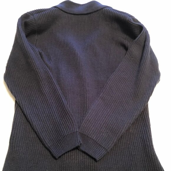 Blair Navy Blue Roll Neck Open Cardigan Size S/M/L - Picture 9 of 10